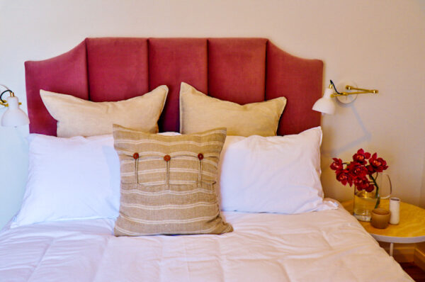 Allegra upholstered panelled bedhead